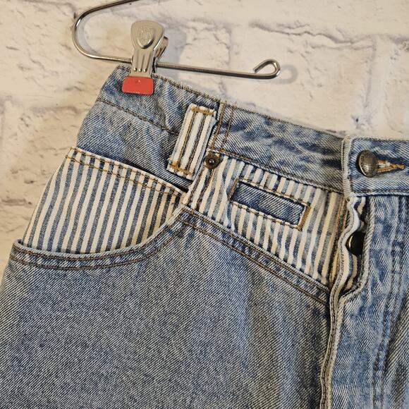 Lawman Women’s Denim Shorts Button Fly Size 11 High Rise Y2K Retro VTG - Picture 2 of 9